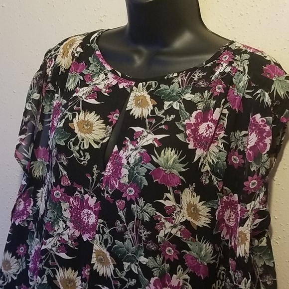 RACHEL Rachel Roy Floral Print Dress size 22W - Picture 4 of 7
